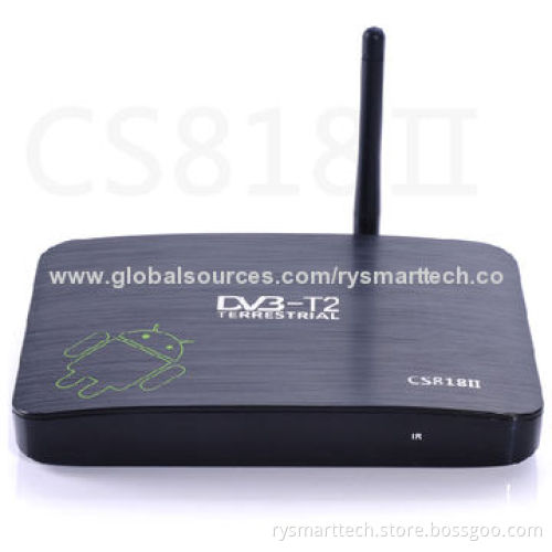 AML 8726 MX Dual Core Multifunction Smart Android TV Box with HD DVB-T2, CS818II